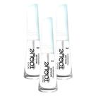 Kit 3 Esmalte Novo Toque Transparente Cor Incolor 8ml Kit 3 Esmalte Novo Toque Transparente Cor Incolor 8ml