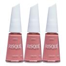 Kit 3 Esmalte Risqué Cor Chick Pop 8ml