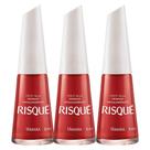 Kit 3 Esmalte Risqué Cor Tamara 8ml Kit 3 Esmalte Risqué Cor Tamara 8ml
