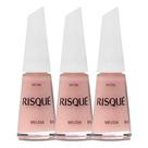 Kit 3 Esmalte Risqué Nude Natural Melissa 8ml Kit 3 Esmalte Risqué Nude Natural Melissa 8ml
