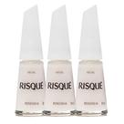 Kit 3 Esmalte Risqué Rendas do Brasil Rendinha 8ml