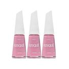 Kit 3 Esmalte Risqué Rosas Cremoso Astral 8ml
