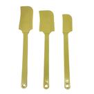 Kit 3 Espatula para Mexer Doces Cremes Molhos Geléias