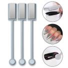 Kit 3 Espátula Ponta Dupla Imã Magnético Unhas Olho de Gato Manicure Nail Art Nail Designer Unhas Decoradas