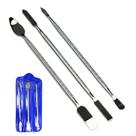 Kit 3 Espátulas em Aço p/ Manutenção Smartphone Celulares Tablets Notebook Eletrônica em Geral