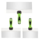 Kit 3 Espátulas Inox P/ Drywall e Massa Corrida