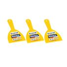 Kit 3 Espátulas Lisas 12cm Multiuso de Plástico - Castor
