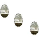 Kit 3 Espelhos Decorativos venezianos Pegui 32x19 3884