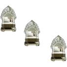 Kit 3 Espelhos Decorativos venezianos Pegui 32x19 3885