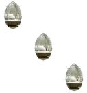 Kit 3 Espelhos Decorativos venezianos Pegui 32x20 3868