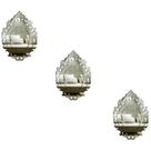 Kit 3 Espelhos Decorativos venezianos Pegui 32x21 3801