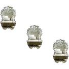 Kit 3 Espelhos Decorativos venezianos Pegui 32x21 3888