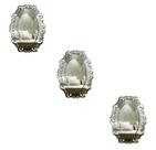 Kit 3 Espelhos Decorativos venezianos Pegui 32x22 3804 Kit 3 Espelhos Decorativos venezianos Pegui 32x22 3804