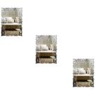 Kit 3 Espelhos Decorativos venezianos Pegui 32x24 38125
