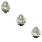 Kit 3 Espelhos Decorativos venezianos Pegui 32x24 3867