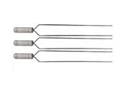 Kit 3 Espeto Duplo 50cm Lãmina Em Inox Kit 3 Espeto Duplo 50cm Lãmina Em Inox
