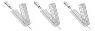 Kit 3 Espetos Grelha Giratória Gira Grill infinity grill
