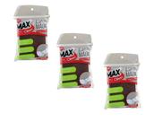 Kit 3 Esponjas Mágica Limpeza Pesada Inox Panelas Fornos