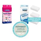 Kit 3 Esponjas Mágicas Limpeza Pesada - Multiuso - Remove Manchas Sem Química - Super Storm / Tekbond