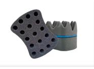 Kit 3 Esponjas Nudred Dupla Casca De Ovo Turbo P M G Cabelo Afro