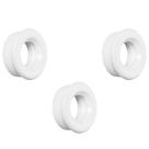 Kit 3 Espude para Ligacao de Vaso Sanitario Tigre PVC Branco Kit 3 Espude para Ligacao de Vaso Sanitario Tigre PVC Branco