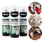 Kit 3 Espuma Mágica Limpa Tudo 500ml Mancha Sofá Tênis Bau Incolor Cibra
