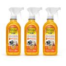 Kit 3 Espuma Mágica Limpador Spray Tira Odor Proauto 500ml