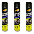 Kit 3 Espuma Magica Multiuso Limpa Banco Carro Sofá Tenis Couro Colchão Tapete Carpete Estofado Moto Kit 3 Espuma Magica Multiuso Limpa Banco Carro Sofá Tenis Couro Colchão Tapete Carpete Estofado Moto