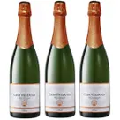 Kit 3 Espumantes Branco Casa Valduga Brut Arte Tradicional 750ml Kit 3 Espumantes Branco Casa Valduga Brut Arte Tradicional 750ml