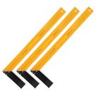 Kit 3 Esquadro Metálico 50cm 20pol Para Marcenaria E Serralheria Uso Profissional Gravação a Lazer