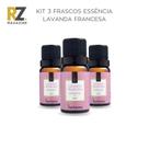 Kit 3 Essências Lavanda Francesa Via Aroma 10 mL para Aromatizador Elétrico - RZ Magazine