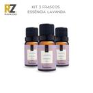 Kit 3 Essências Lavanda Via Aroma 10 mL para Aromatizador Elétrico - RZ Magazine Kit 3 Essências Lavanda Via Aroma 10 mL para Aromatizador Elétrico - RZ Magazine