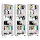 Kit 3 Estantes Livreiro 6 Prateleiras Office Branco - Móveis Leão