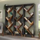 Kit 3 Estantes Multiuso para Livro 199cmx204cm Helena