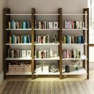 Kit 3 Estantes para Livros 15 Prateleiras Biblioteca AZ Premium Espresso Móveis Kit 3 Estantes para Livros 15 Prateleiras Biblioteca AZ Premium Espresso Móveis