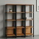 Kit 3 Estantes para Livros 5 Prateleiras 135cmx33cm Office Kit 3 Estantes para Livros 5 Prateleiras 135cmx33cm Office