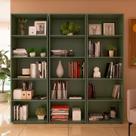 Kit 3 Estantes para Livros com 5 Prateleiras 180cmx60cm Kit 3 Estantes para Livros com 5 Prateleiras 180cmx60cm