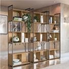 Kit 3 Estantes para Livros Industrial 7 Prateleiras 200cmx216cm Office Kit 3 Estantes para Livros Industrial 7 Prateleiras 200cmx216cm Office