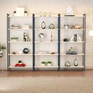 Kit 3 Estantes para Livros Industrial Aço 5 Prateleiras 187cmx240cm Active Yescasa