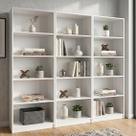 Kit 3 Estantes para Livros Multiuso 5 Nichos 175cmx156cm Montreal Yescasa