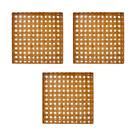 Kit 3 Esteiras Bambu Casca 1x1m Forro Natural Trama Aberta Pergolado Teto Parede Decorativa Kit 3 Esteiras Bambu Casca 1x1m Forro Natural Trama Aberta Pergolado Teto Parede Decorativa