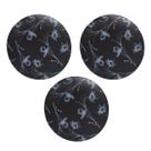 Kit 3 Estofados Assento Para Banqueta Estampado 33cm material sintético