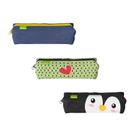 Kit 3 Estojos Escolar Estampado Básico Tubo Basic Fofo Leo E Leo
