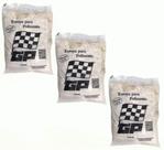Kit 3 Estopas Branca Gp Extra 200g Polimento Limpeza Brilho