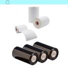 Kit 3 Etiquetas Couche 10X15 100X150 E 3 Ribbon Cera 110X74 Branco