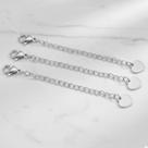 Kit 3 Extensor Prologandor Pulseira Colar Corrente Com Fecho