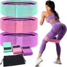 Kit 3 Faixa Elastica Hip Mini Band Treino Exercicio Academia Kit 3 Faixa Elastica Hip Mini Band Treino Exercicio Academia