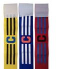 Kit 3 Faixas de Capitão Braçadeiras Elásticas de Futebol