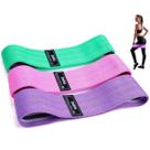 Kit 3 Faixas Elásticas Hip Mini Super Band Stretch 3 Níveis