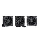 Kit 3 fan 120mm aerion veil s com controladora argb preto fan100